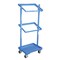 Vestil Multi-Tier Cart, 3 Shelf, 200 lb., Steel, 300 lb Load Capacity, 3 Shelves, 19.0625" W TSCT-3 - alternate 1